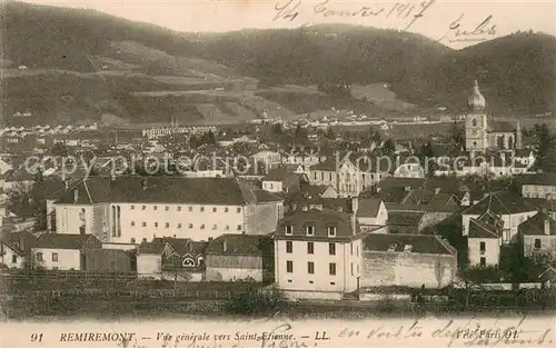 AK / Ansichtskarte Remiremont_Vosges Vue generale vers Saint Etienne Remiremont Vosges