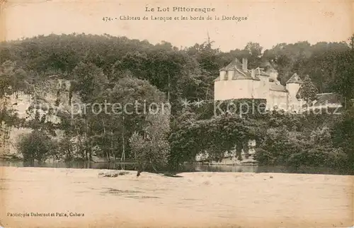 AK / Ansichtskarte Meyrals Chateau de Laroque et les bords de la Dordogne Meyrals