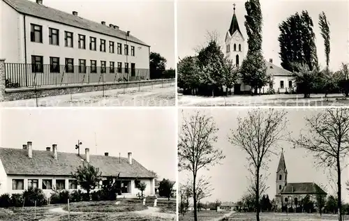 AK / Ansichtskarte Lakitelek Teilansichten Kirchen 