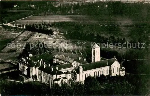 AK / Ansichtskarte Saint Benoit_Ain Abbaye dEncalcat Vue aerienne Saint Benoit Ain