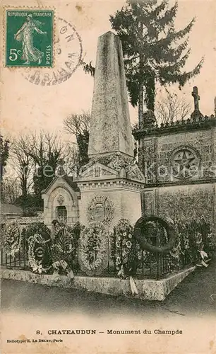 AK / Ansichtskarte Chateaudun Monument du Champde Chateaudun