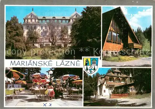 AK / Ansichtskarte Marianske_Lazne Interhotel Esplanade Kaliba Terase Interhotel Golf Cervena karkulka Marianske_Lazne