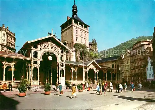 AK / Ansichtskarte Karlovy_Vary Zamecka vez Karlovy Vary