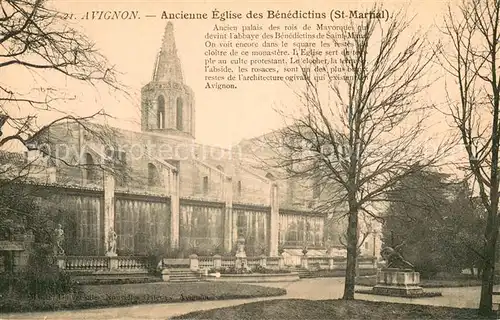 AK / Ansichtskarte Avignon_Vaucluse Ancienne Eglise des Benedictins St Martial Avignon Vaucluse