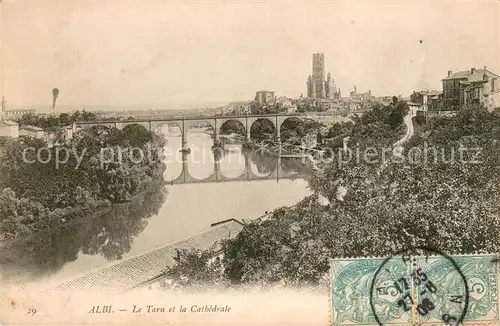 AK / Ansichtskarte Albi_Tarn Le Tarn et la Cathedrale Albi_Tarn