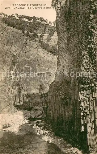 AK / Ansichtskarte Jaujac Le Couffre Martin Collection l Ardeche pittoresque Nature Jaujac