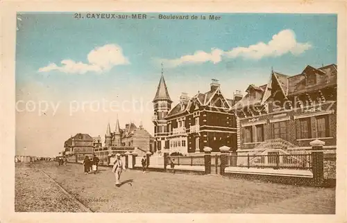 AK / Ansichtskarte Cayeux sur Mer Boulevard de la Mer Cayeux sur Mer