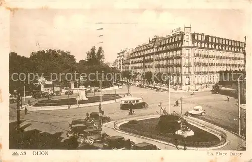 AK / Ansichtskarte Dijon_Cote_d_Or Place Darcy Monument Dijon_Cote_d_Or