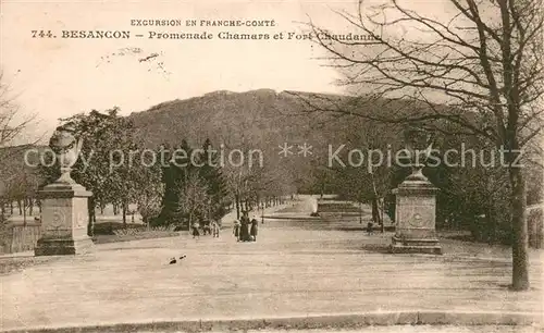 AK / Ansichtskarte Besancon_Doubs Promenade Chamars et Fort Chaudanne Besancon Doubs