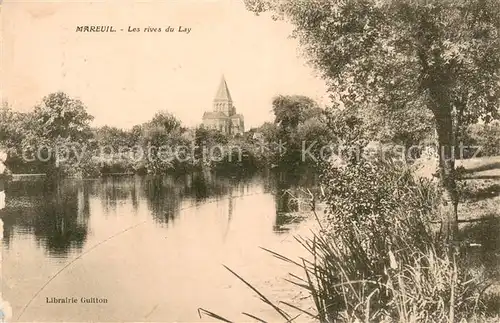 AK / Ansichtskarte Mareuil_Charente Les rives du Lay Mareuil Charente