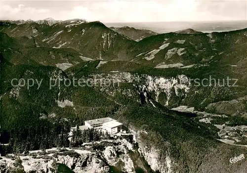 AK / Ansichtskarte Bad_Reichenhall Fliegeraufnahme Berghotel Predigtstuhl Bad_Reichenhall