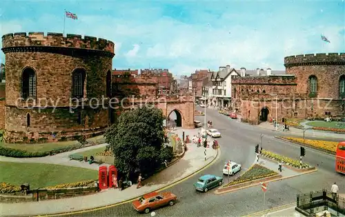 AK / Ansichtskarte Carlisle Law Courts and English Street 