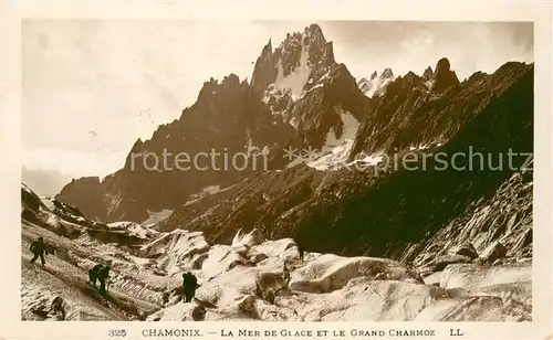 AK / Ansichtskarte Chamonix Mer de glace et le Grand Charmoz Alpes Chamonix