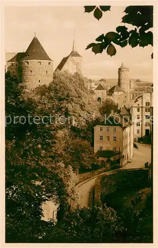 AK / Ansichtskarte Bautzen Serie Das 1000jaehrige Bautzen Blick von der Ortenburg Bautzen