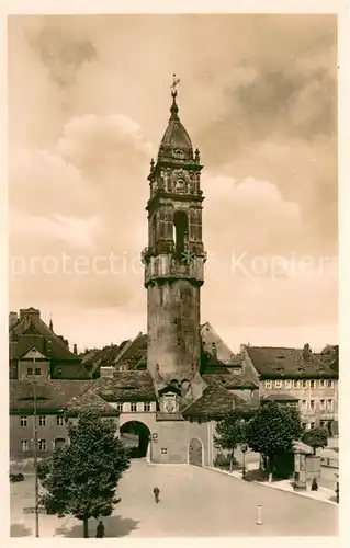 AK / Ansichtskarte Bautzen Serie Das 1000jaehrige Bautzen Partie am Reichenturm Bautzen