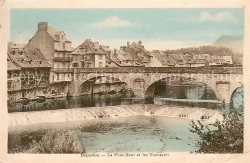 AK / Ansichtskarte Espalion Pont Neuf les Tanneries Espalion