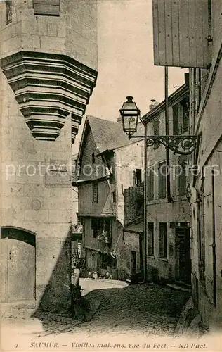 AK / Ansichtskarte Saumur Vieilles maisons Vue du Fort Saumur