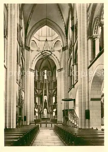 AK / Ansichtskarte Limburg_Lahn Langhaus mit Blick in den Chor Limburg_Lahn