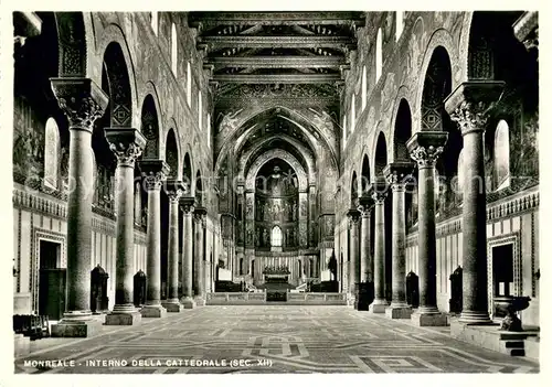 AK / Ansichtskarte Monreale Interno della Cattedrale Monreale