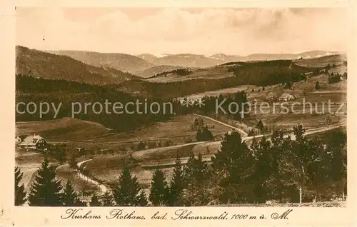 AK / Ansichtskarte Rothaus_Grafenhausen Panorama Rothaus Grafenhausen