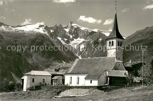 AK / Ansichtskarte Bellwald Kirche Bellwald