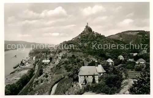 AK / Ansichtskarte Braubach_Rhein Panorama mit Blick zur Marksburg Braubach Rhein