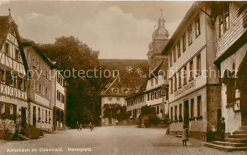 AK / Ansichtskarte Amorbach_Miltenberg Marktplatz 