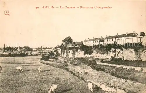 AK / Ansichtskarte Autun Caserne Remparts Changarnier Autun