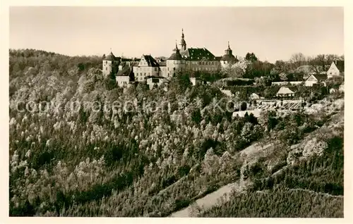 AK / Ansichtskarte Langenburg_Wuerttemberg Blick zum Schloss Langenburg Wuerttemberg