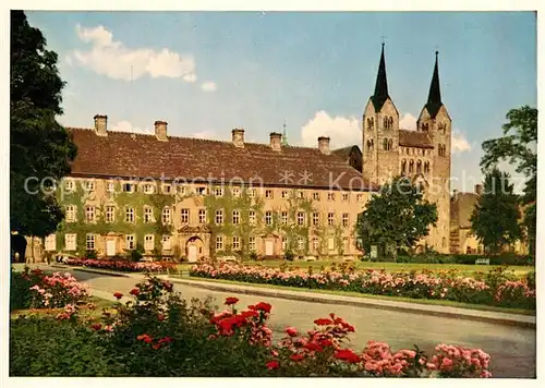 AK / Ansichtskarte Hoexter_Weser Schloss und ehem Reichsabtei Corvey Hoexter Weser