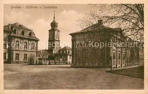 AK / Ansichtskarte Bruchsal Hofkirche Cavalierbau Bruchsal