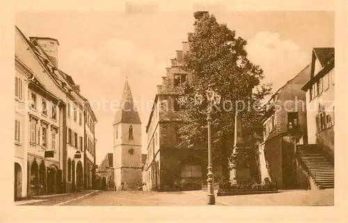 AK / Ansichtskarte Endingen_Kaiserstuhl Marktplatz Kornhalle  Endingen_Kaiserstuhl