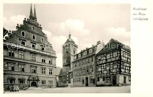 AK / Ansichtskarte Marktbreit Schlossplatz  Marktbreit