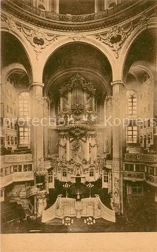 AK / Ansichtskarte Dresden Frauenkirche Inneres  Dresden