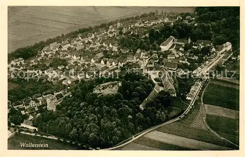 AK / Ansichtskarte Wallerstein Fliegeraufnahme Wallerstein