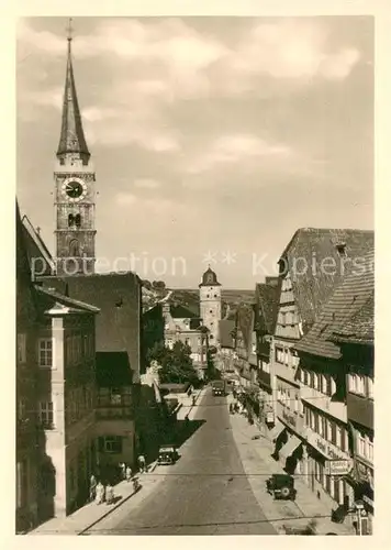 AK / Ansichtskarte Ochsenfurt Strassenpartie Ochsenfurt