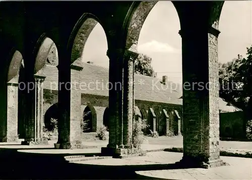 AK / Ansichtskarte Chorin Kloster Chorin mit Innenhof Chorin