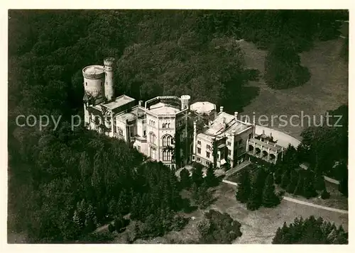 AK / Ansichtskarte Potsdam Schloss Babelsberg Fliegeraufnahme Potsdam