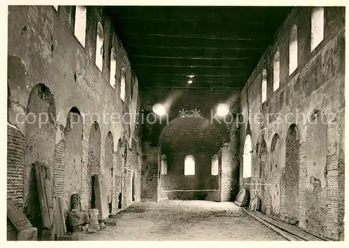 AK / Ansichtskarte Steinbach_Michelstadt Einhardsbasilika Ruine Mittelschiff und Chor Steinbach_Michelstadt