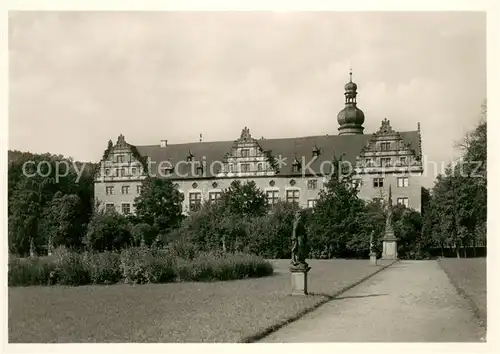 AK / Ansichtskarte Weikersheim Schloss Gartenfront Weikersheim