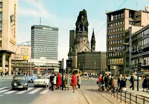 AK / Ansichtskarte Berlin Europa Center und Kaiser Wilhelm Gedaechtniskirche Berlin