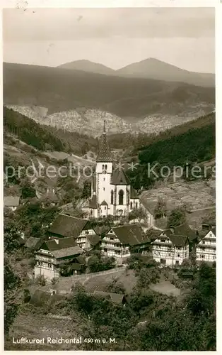 AK / Ansichtskarte Reichental Gasthof Gruener Baum Kirche Reichental