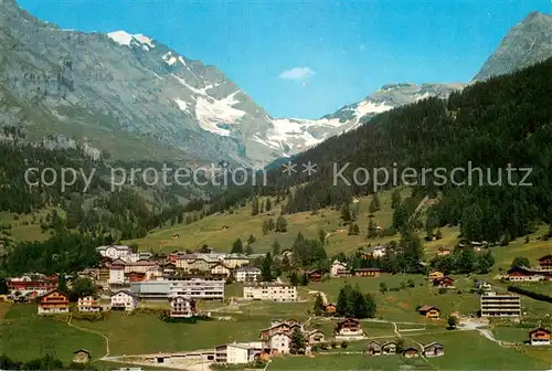 AK / Ansichtskarte Leukerbad mit Balmhorn und Gitzifurgge Leukerbad