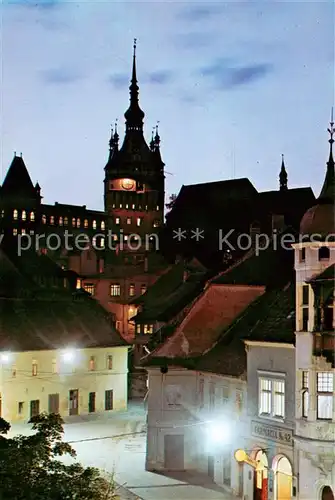 AK / Ansichtskarte Sighisoara_Schaessburg Ortspartie Sighisoara Schaessburg