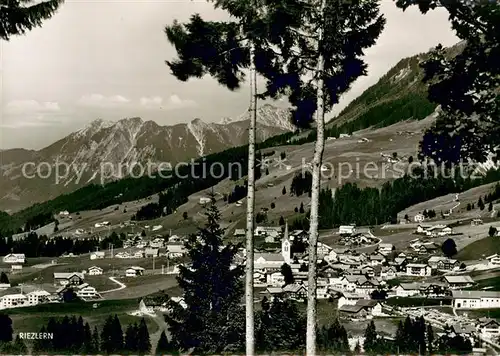 AK / Ansichtskarte Riezlern_Kleinwalsertal_Vorarlberg mit Nebelhorn und Rubihorn Riezlern_Kleinwalsertal