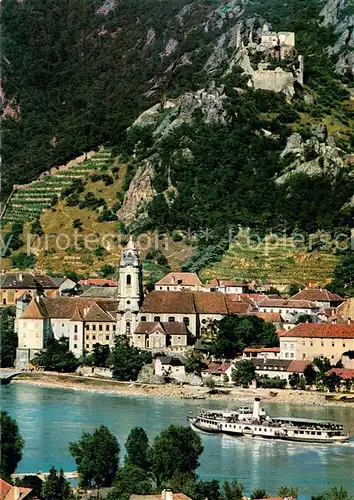 AK / Ansichtskarte Duernstein_Wachau Donaupartie Schloss Duernstein_Wachau