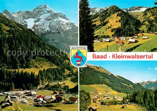 AK / Ansichtskarte Baad_Mittelberg_Kleinwalsertal Panorama Baad_Mittelberg