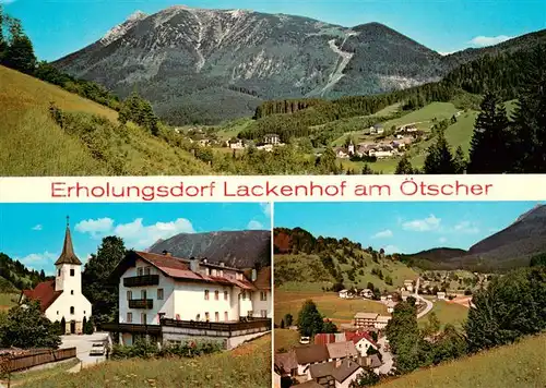 AK / Ansichtskarte Lackendorf_Burgenland Panorama Kirche Ortsansicht Lackendorf_Burgenland