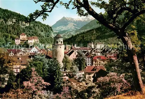 AK / Ansichtskarte Feldkirch_Vorarlberg Ortsansicht mit Gurtisspitze Feldkirch Vorarlberg