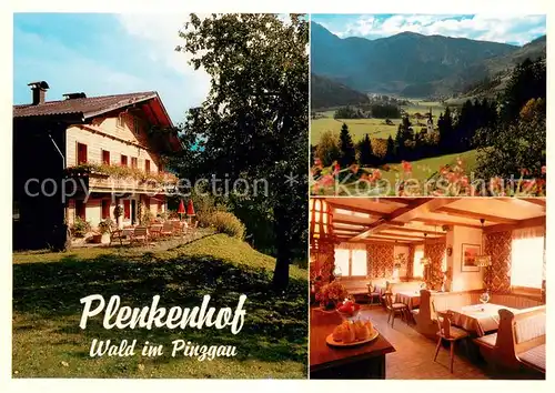 AK / Ansichtskarte Wald_Pinzgau Plenkenhof Gaststube Panorama  Wald Pinzgau